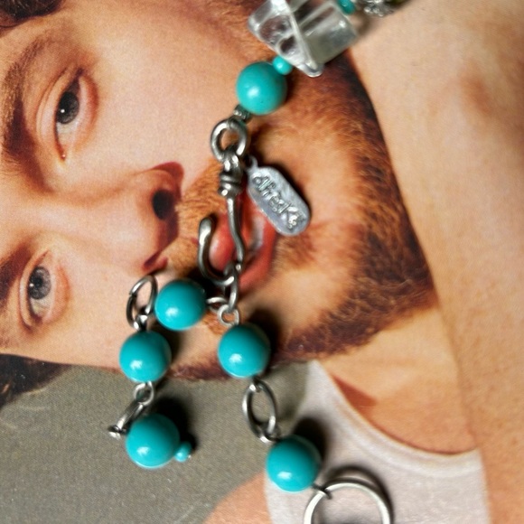 OTRESKA Chunky, Faux Turquoise, Bauble Collar Necklace - Picture 4 of 4